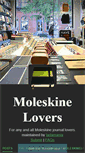 Mobile Screenshot of moleskinelovers.tumblr.com