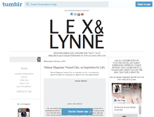 Tablet Screenshot of lexandlynne-blog.tumblr.com