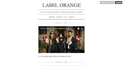 Desktop Screenshot of labelorange.tumblr.com