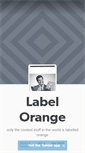 Mobile Screenshot of labelorange.tumblr.com