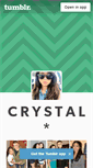 Mobile Screenshot of crystal-kaye.tumblr.com