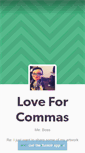 Mobile Screenshot of loveforcommas.tumblr.com