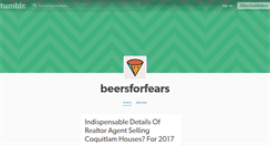 Desktop Screenshot of beersforfears.tumblr.com