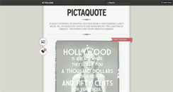 Desktop Screenshot of pictaquote.tumblr.com