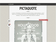 Tablet Screenshot of pictaquote.tumblr.com