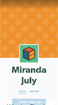 Mobile Screenshot of miranda-july.tumblr.com