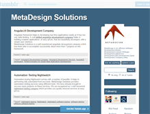 Tablet Screenshot of metadesignsolutions.tumblr.com