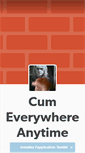 Mobile Screenshot of cum-everywhere.tumblr.com