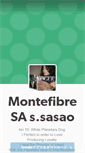Mobile Screenshot of montefibre.tumblr.com