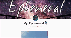 Desktop Screenshot of ephemeralthings.tumblr.com