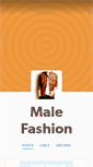 Mobile Screenshot of fashionmale.tumblr.com