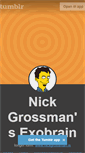 Mobile Screenshot of nickgrossman.tumblr.com