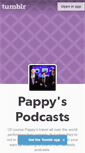 Mobile Screenshot of pappyspodcasts.tumblr.com