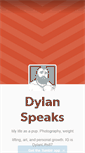 Mobile Screenshot of dylanspeaks.tumblr.com