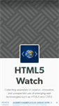 Mobile Screenshot of html5watch.tumblr.com
