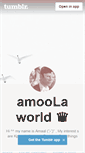 Mobile Screenshot of amoola12.tumblr.com