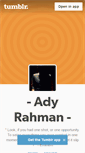 Mobile Screenshot of adyrahman.tumblr.com