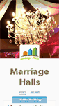 Mobile Screenshot of marriagehalls.tumblr.com