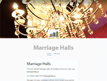 Tablet Screenshot of marriagehalls.tumblr.com