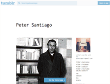 Tablet Screenshot of petersantiago.tumblr.com