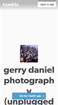 Mobile Screenshot of gerrydanielphotography.tumblr.com