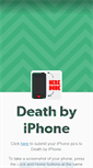 Mobile Screenshot of deathbyiphone.tumblr.com