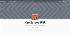 Desktop Screenshot of i-need-yaoi.tumblr.com