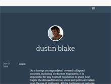 Tablet Screenshot of dustinblake.tumblr.com