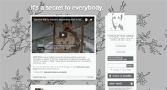 Desktop Screenshot of itsasecrettoeverybody.tumblr.com