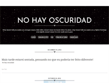 Tablet Screenshot of nohayoscuridad.tumblr.com