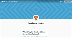 Desktop Screenshot of lorimclean.tumblr.com