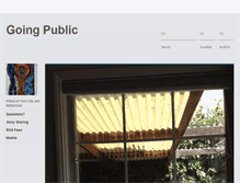 Tablet Screenshot of goingpublic.tumblr.com
