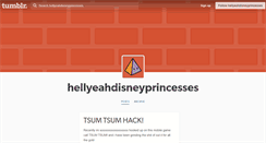 Desktop Screenshot of hellyeahdisneyprincesses.tumblr.com