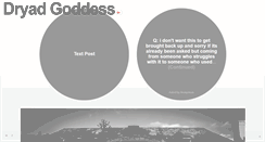 Desktop Screenshot of dryad-goddess.tumblr.com