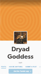 Mobile Screenshot of dryad-goddess.tumblr.com