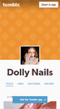 Mobile Screenshot of dollynails.tumblr.com