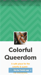 Mobile Screenshot of colorfulqueerdom.tumblr.com
