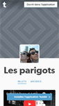 Mobile Screenshot of lesparigots.tumblr.com