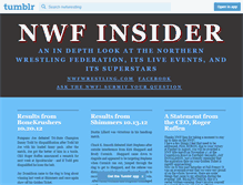 Tablet Screenshot of nwfwrestling.tumblr.com