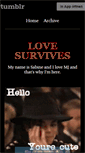 Mobile Screenshot of love-survives-always.tumblr.com