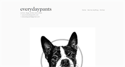 Desktop Screenshot of everydaypants.tumblr.com