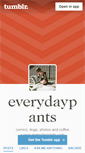 Mobile Screenshot of everydaypants.tumblr.com