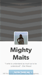 Mobile Screenshot of mightymaits.tumblr.com