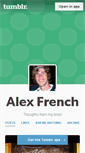 Mobile Screenshot of alexfrench.tumblr.com