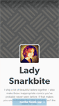 Mobile Screenshot of ladysnarkbite.tumblr.com