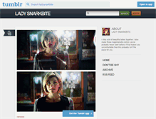 Tablet Screenshot of ladysnarkbite.tumblr.com