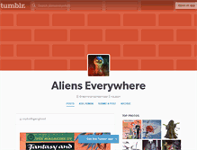 Tablet Screenshot of alienseverywhere.tumblr.com