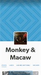 Mobile Screenshot of monkey-and-macaw.tumblr.com
