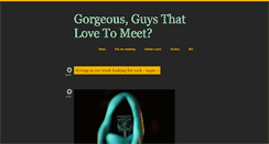 Desktop Screenshot of gorgeousguysthatlovetomeet.tumblr.com