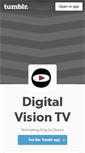 Mobile Screenshot of digitalvisiontv.tumblr.com